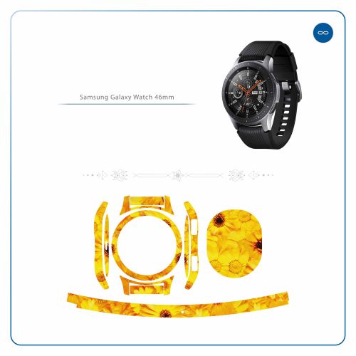 Samsung_Galaxy Watch 46mm_Yellow_Flower_2